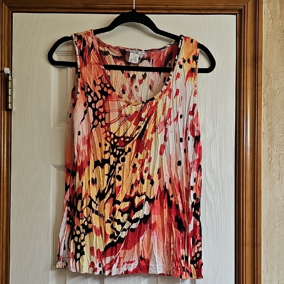 Colorful Abstract Patterned Cardigan - Picture 3 of 5